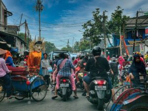 Tráfico en Bali